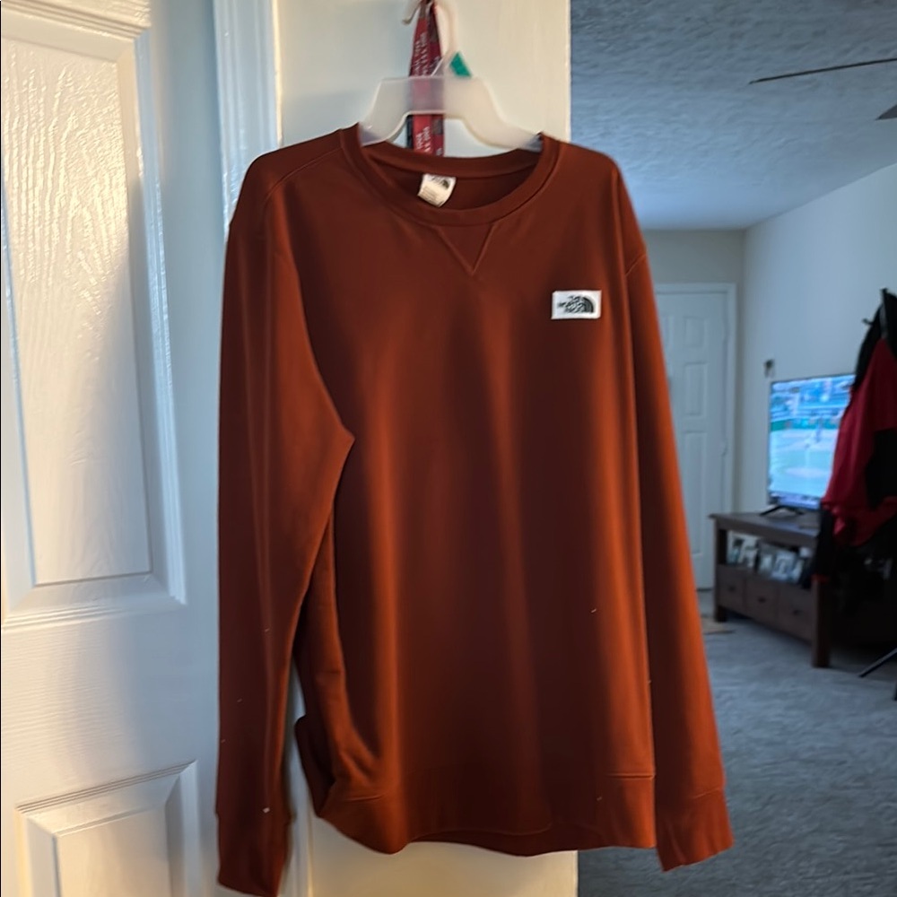 The North Face Cozy Brown Crewneck Sweater